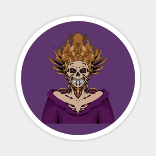 The queen skull Magnet